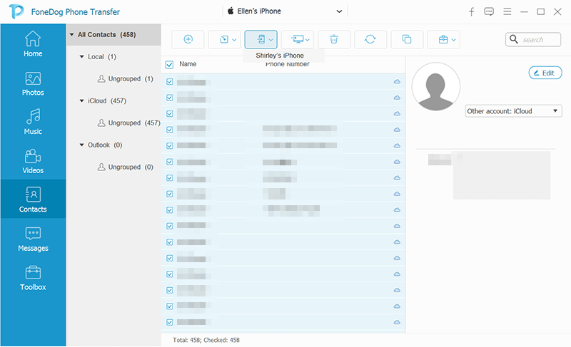 أفضل طريقة لنقل جهات الاتصال بين iPhone و iPad