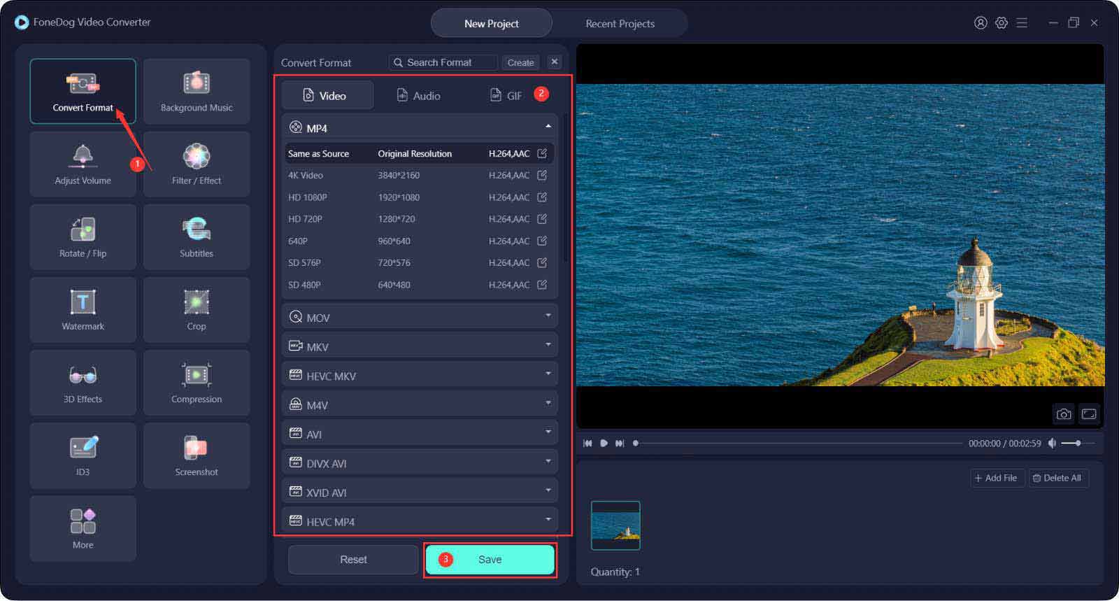 استخدم FoneDog Video Converter لتشغيل ملفات BDMV
