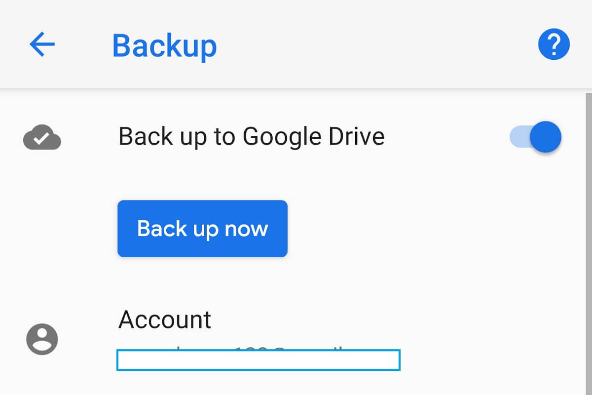 استعادة الملفات المحذوفة من Huawei P30 Google Backup