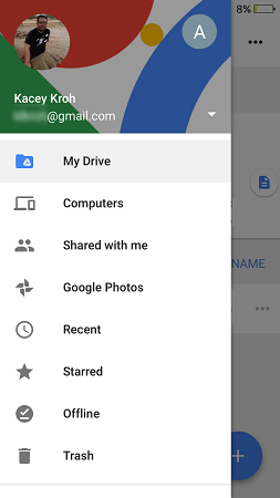 استرجع بيانات LG المفقودة باستخدام Google Drive