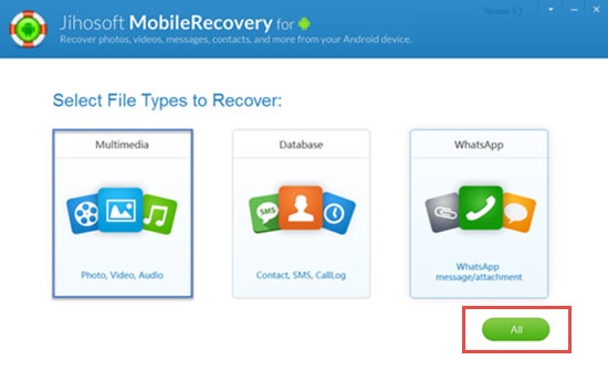 Jihosoft Android Phone Recovery: القدرات