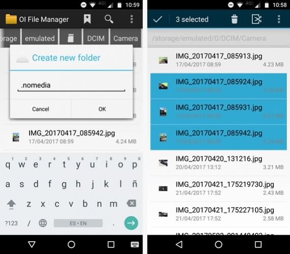 إخفاء الصور على Android بدون تطبيق Nomedia