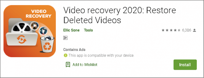 استرجع الفيديو المحذوف من Android مجانًا باستخدام Video Recovery 2020