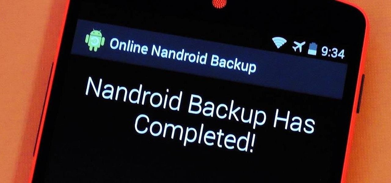 جهاز Android احتياطيًا إلى الكمبيوتر الشخصي Nandroid Backup Complete