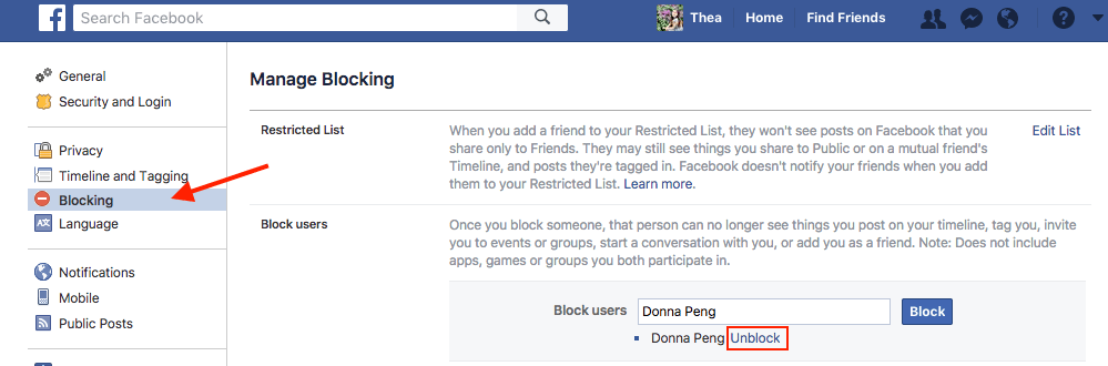 كيفية إلغاء الحظر على Facebook Desktop