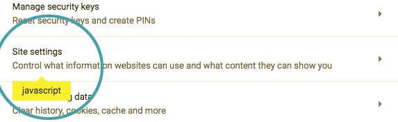 قم بتمكين Javascript في Chrome لإصلاحه