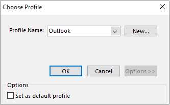 قم بتشغيل Outlook في الوضع الآمن