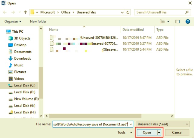 كيفية استرداد مستندات Word غير المحفوظة على نظام التشغيل Windows باستخدام الاسترداد التلقائي