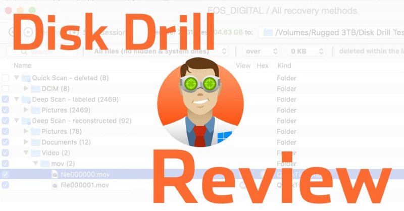 مراجعة تطبيق Disk Drill