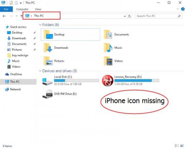 3 طرق لإصلاح عدم ظهور iPhone في مستكشف Windows