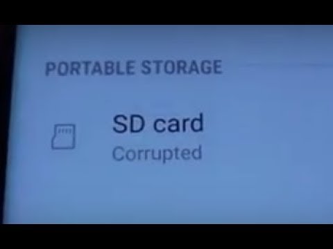 ماذا تفعل عند تلف بطاقة SD