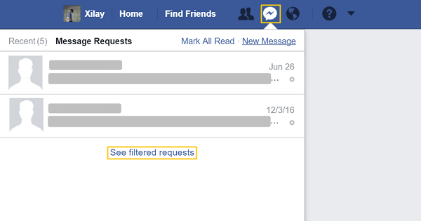 كيفية البحث عن محادثات Facebook المخفية عبر المتصفح