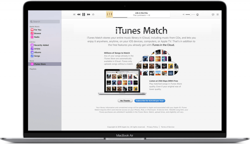 قم بإيقاف تشغيل iTunes Match لإصلاح عدم نقل الموسيقى إلى iPhone