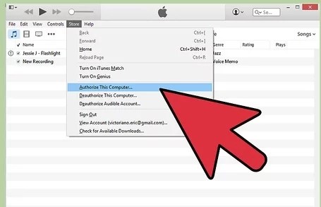 نقل مشتريات iPhone إلى iTunes