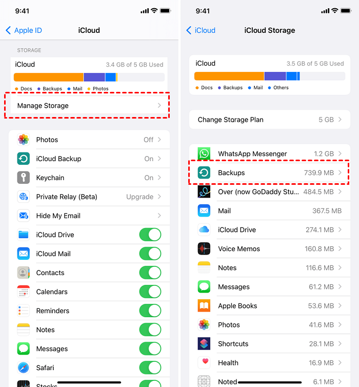 استرجع مقاطع الفيديو التي قمت بحذفها على نظام iOS باستخدام النسخ الاحتياطي على iCloud