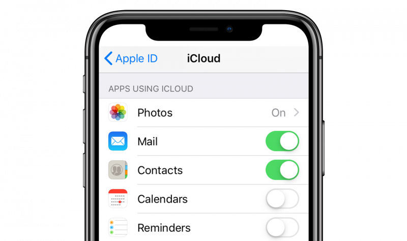 مزامنة جهات الاتصال من iPhone إلى Mac باستخدام iCloud