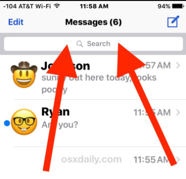 اعرض رسائل iMessages على أجهزة iPhone الخاصة بنا باستخدام الطريقة الشائعة