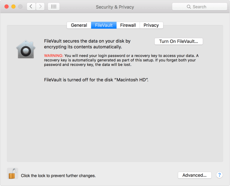 ملف الخصوصية Osx Elcapitan Security