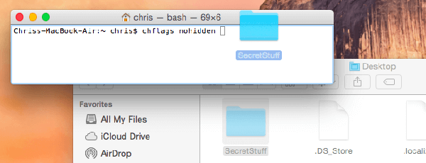 إظهار الملفات المخفية Nohidden Drag