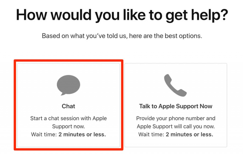 اتصل بدعم Apple لرؤية الرسائل على iCloud