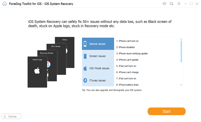 Choose iOS System Recovery