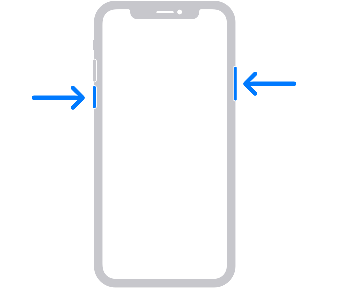 فرض إعادة تشغيل iPhone لإصلاح iPhone Slide لإلغاء القفل لا يعمل