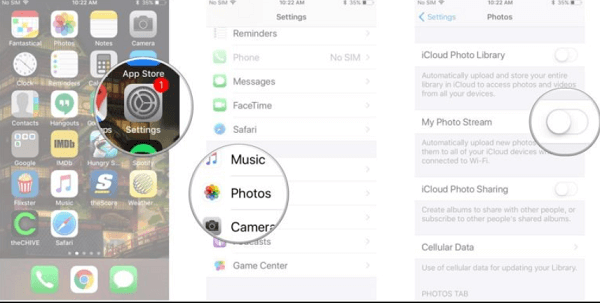 نقل الصور من iPhone Photo Stream إلى جهاز الكمبيوتر من خلال استخدام iCloud Photo Stream