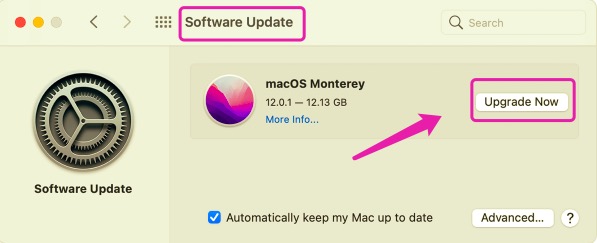قم بتحديث macOS لإصلاح خطأ iTunes 13010