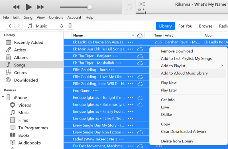 كيفية حذف موسيقى iCloud من iPhone