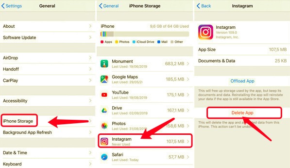 امسح ذاكرة التخزين المؤقت لـ Instagram على iPhone يدويًا