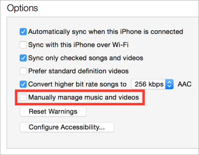 كيفية حذف الأغاني يدويًا من iPod باستخدام iTunes