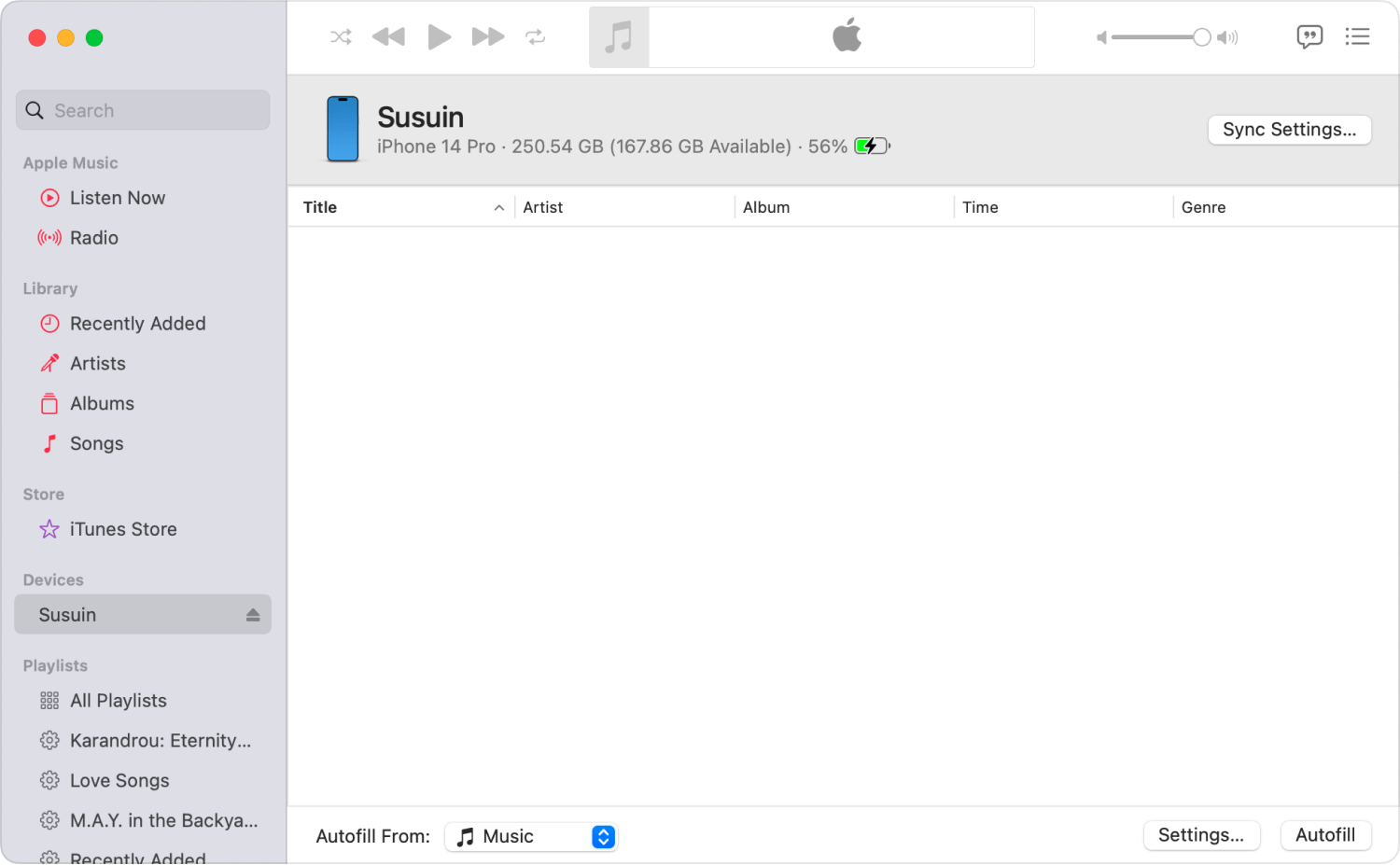 انقل الملفات من جهاز الكمبيوتر إلى iPhone باستخدام iTunes