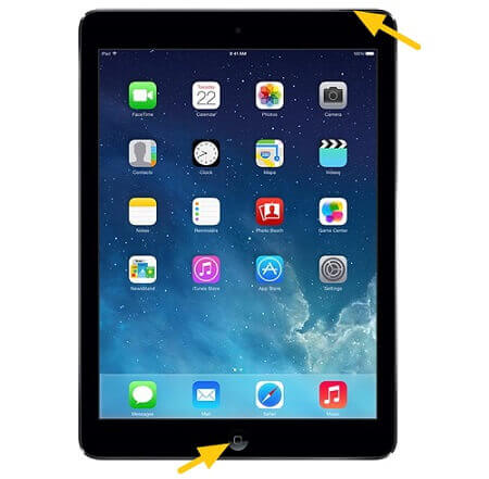 إعادة ضبط جهاز iPad