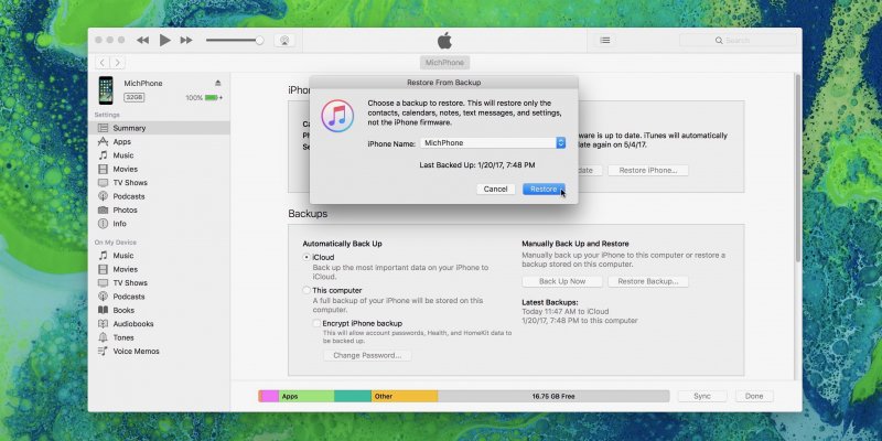 إصلاح الخطأ لا يمكن لـ iTunes استعادة iPhone لأن كلمة المرور كانت غير صحيحة