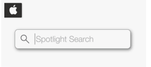 ابحث عن تطبيق الموسيقى باستخدام Spotlight Search