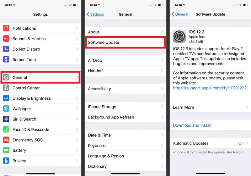 يُظهر تحديث iOS لإصلاح الرسائل رسالة غير مقروءة ولكن لا يوجد أي منها
