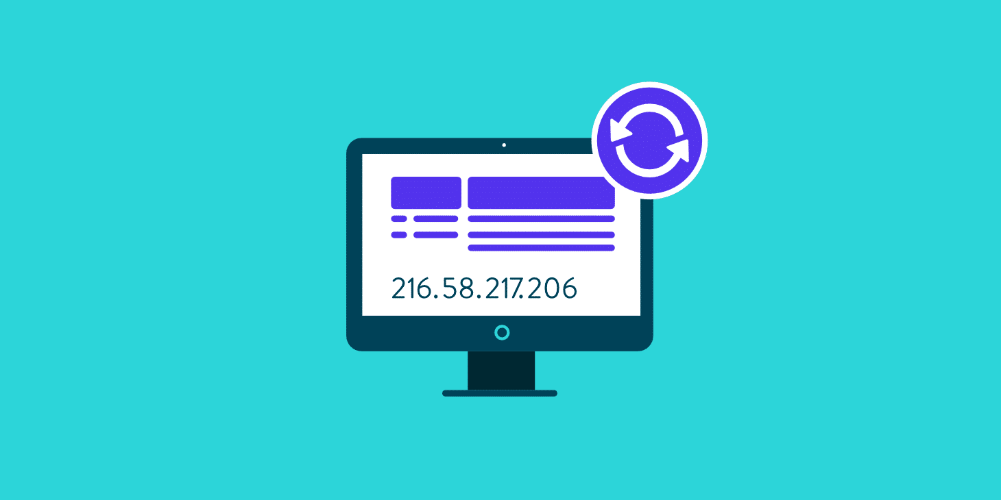 ابحث عن خادم DNS على Mac Ip