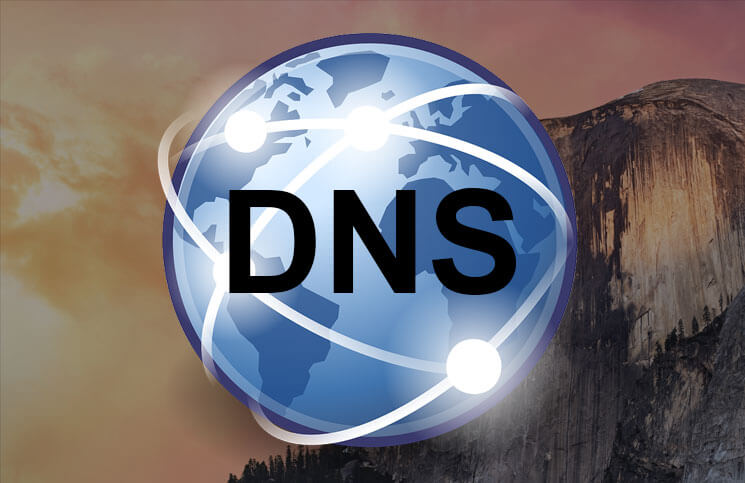 ابحث عن خادم DNS على جهاز Mac
