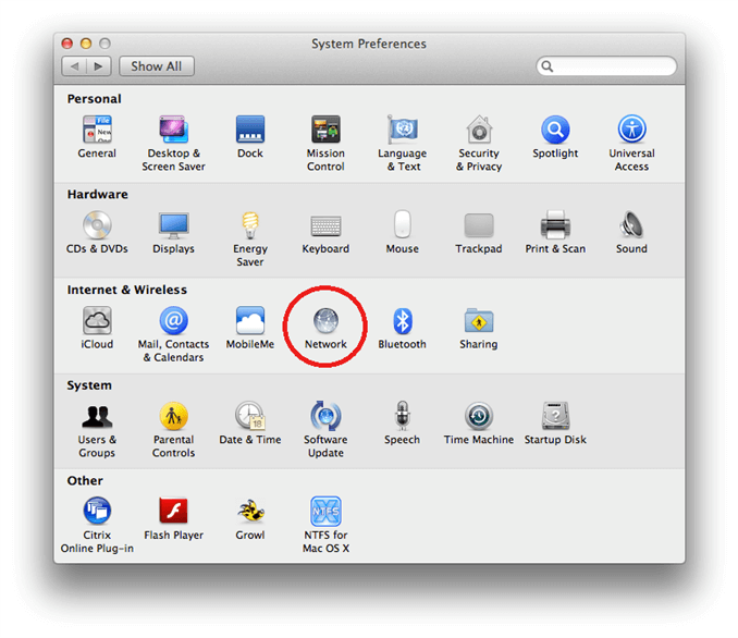 كيفية البحث عن كلمة مرور Wifi على شبكة Mac
