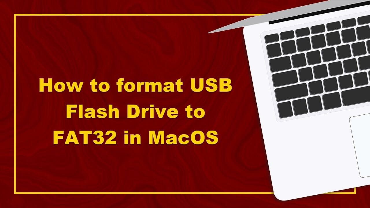 كيفية تنسيق Usb على نظام Mac Fat32