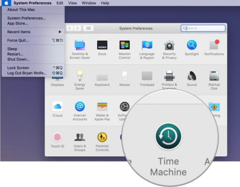 استرداد ملف Excel المكتوب على نظام Mac عبر Time Machine