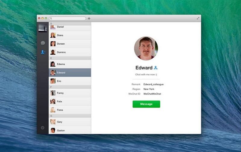Wechat لنظام التشغيل Mac Wechat