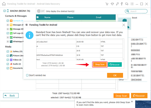 FoneDog Android Data Recovery هو أفضل بديل لـ Google Play Music Manager