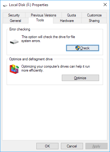 استخدم أداة إصلاح Windows لإصلاح بطاقة SD التالفة