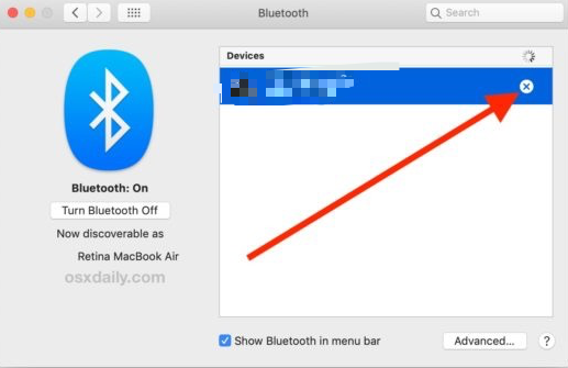 أعد توصيل Beats بـ Mac