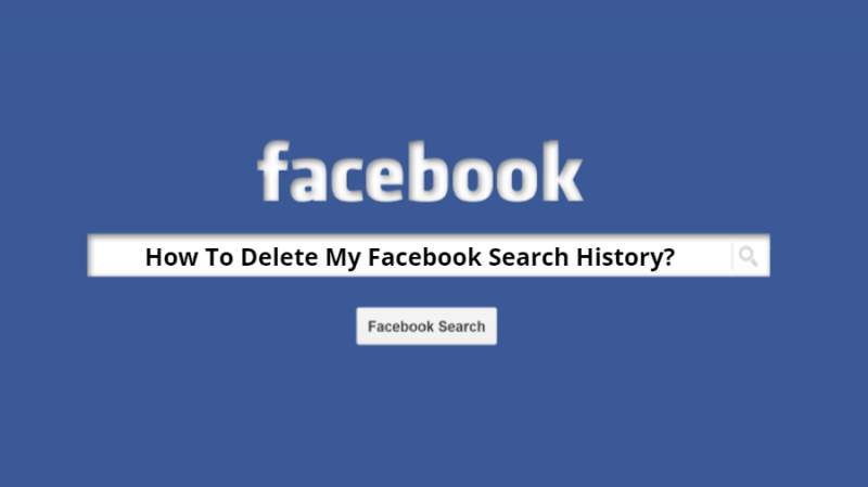 امسح سجل بحث Facebook باستخدام حقل البحث