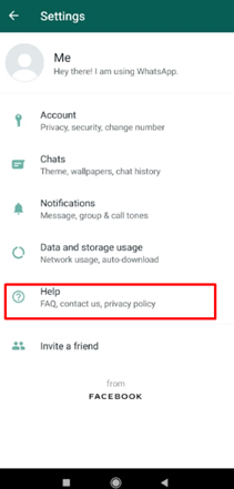 اتصل بدعم WhatsApp لحل حالة WhatsApp غير المتاحة
