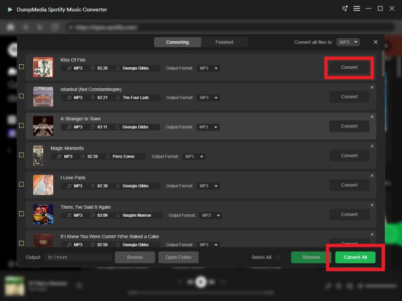 قم بتحويل Spotify إلى MP3 باستخدام أفضل أداة: DumpMedia Spotify Music Converter - تحويل