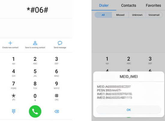 ابحث عن رقم IMEI لإلغاء قفل الناقل للهاتف الذي يعمل بنظام Android