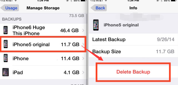 حذف الصور المخزنة من iCloud Backup الخاص بـ iPhone